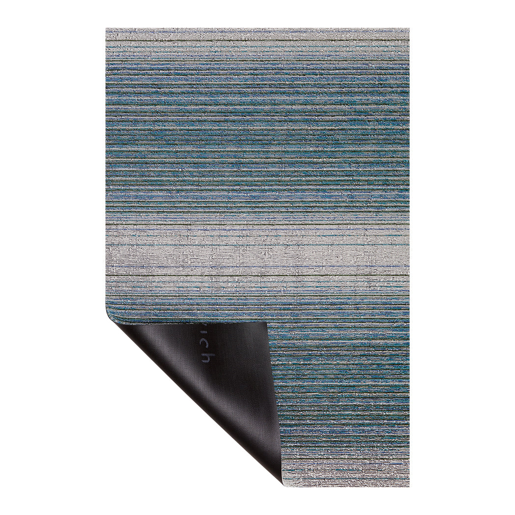 Fade Stripe Shag Mats - Lagoon Corner