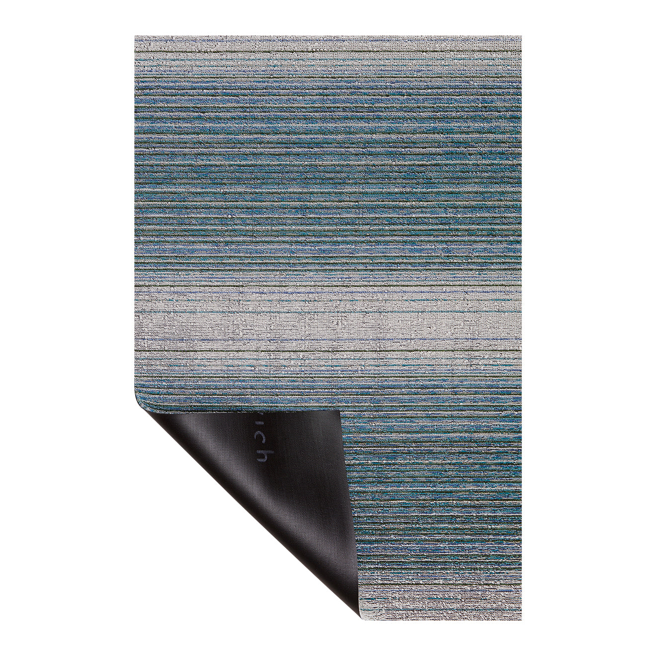 Fade Stripe Shag Mats - Lagoon Corner