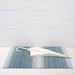 Fade Stripe Shag Mats - Lagoon Doormat