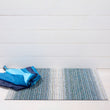 Fade Stripe Shag Mats - Lagoon Utility Mat