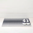 Fade Stripe Shag Mats - Stone Doormat