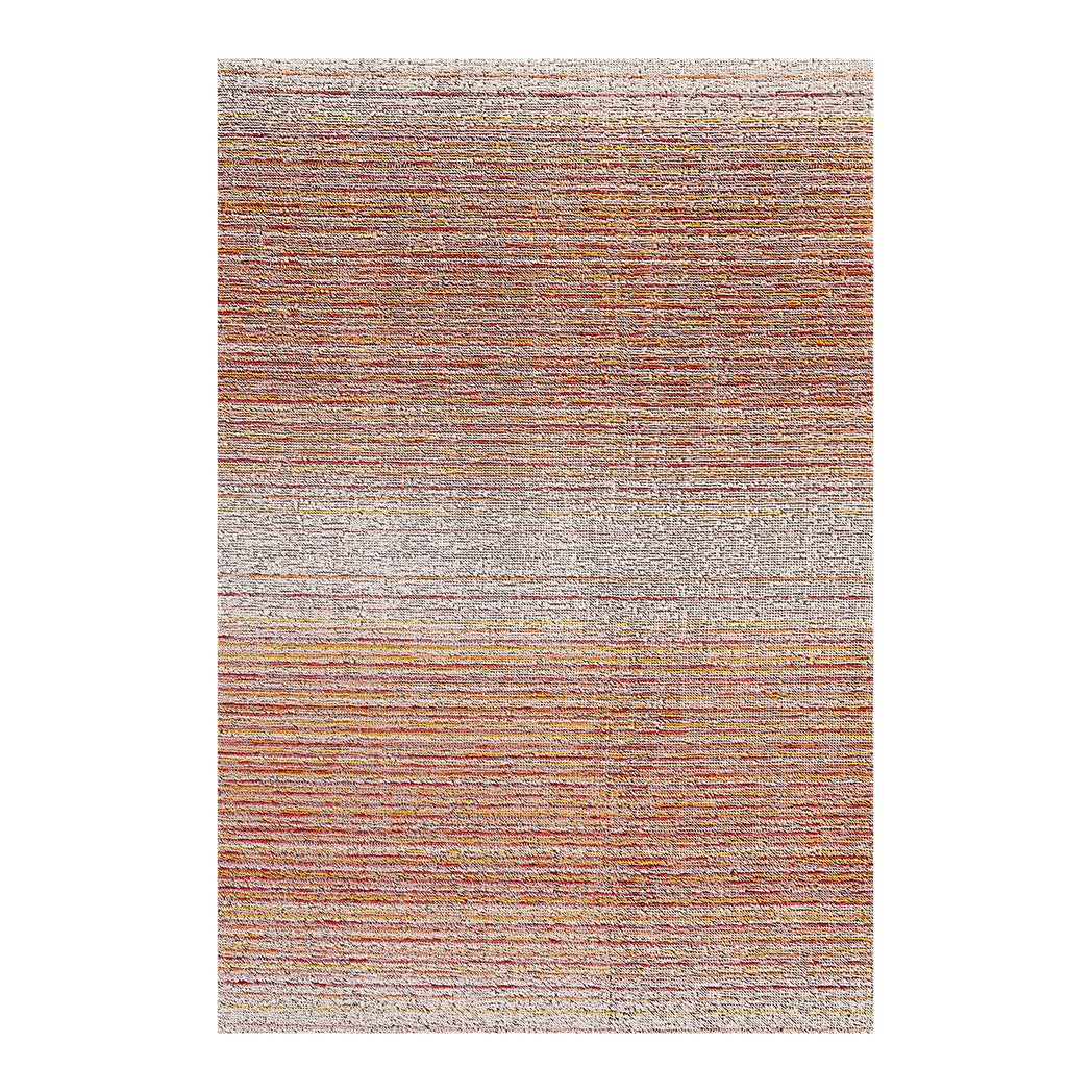 Rectangle Shag Mats in Mix of Pink, Orange, Yellow and White