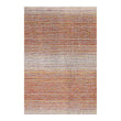 Rectangle Shag Mats in Mix of Pink, Orange, Yellow and White