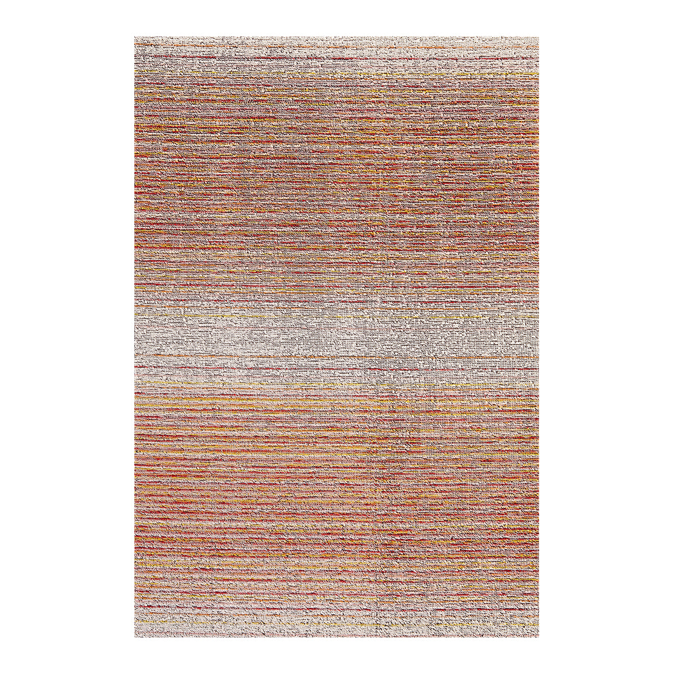 Rectangle Shag Mats in Mix of Pink, Orange, Yellow and White