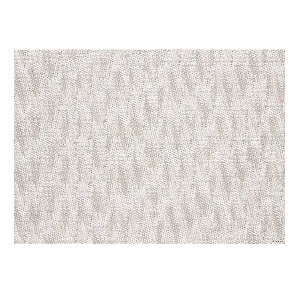 Rectangle Placemats in Mix of Light Cool Beige and White
