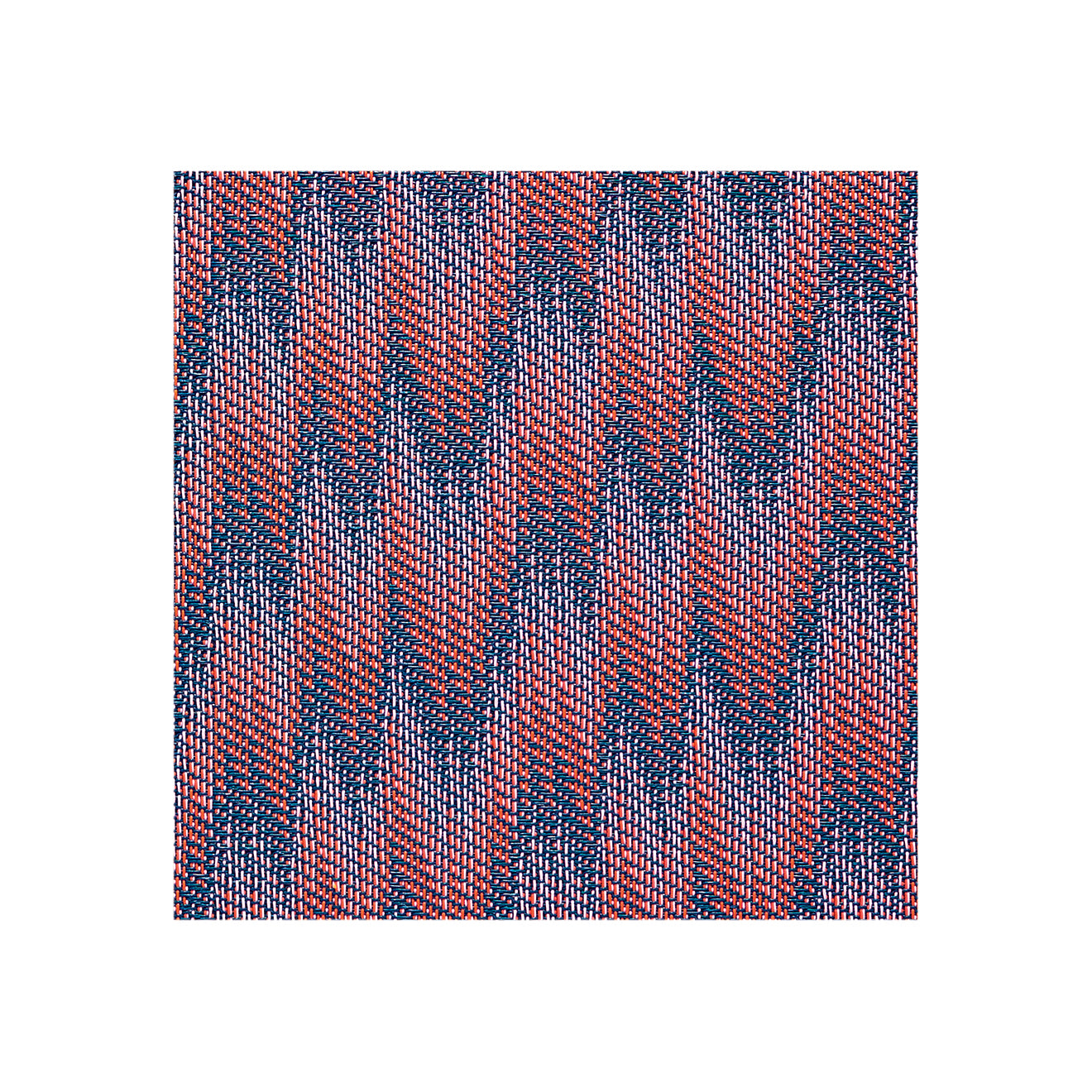 Detail image of Chilewich woven material showcasing texture, color, and pattern of the terrastrand yarn weave.