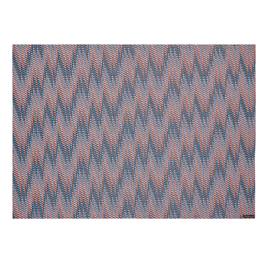 Rectangle Placemats in Mix of Dark Blue, Midtone Pink and Light Pink