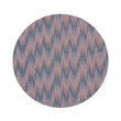 Round Placemats in Mix of Dark Blue, Midtone Pink and Light Pink