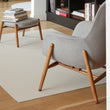 Chilewich woven floor mat in neutral woven terrastrand yarn, durable and stylish for modern living spaces.