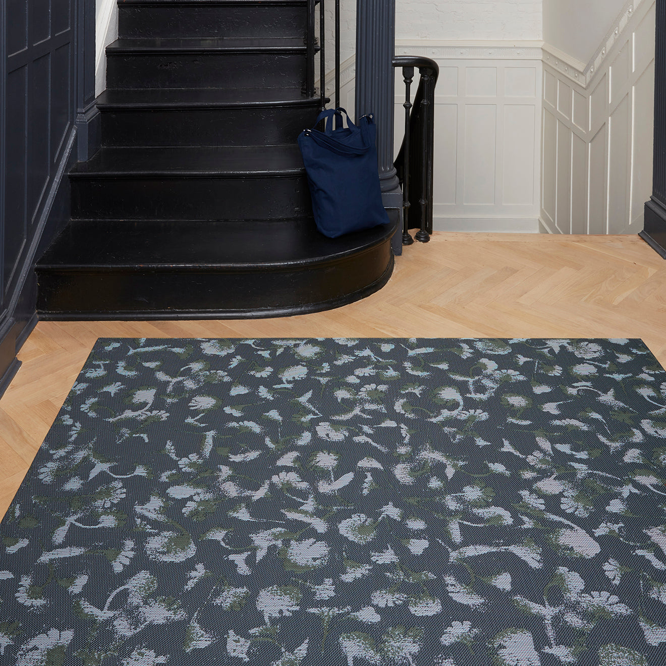 Botanic Rugs - Indigo With Prop