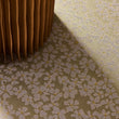 Chilewich woven floor mat in neutral woven terrastrand yarn, durable and stylish for modern living spaces.