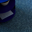 Chilewich woven floor mat in neutral woven terrastrand yarn, durable and stylish for modern living spaces.