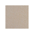 Square Woven Floor Mat in Midtone Warm Beige with White and Orange Accents