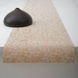 14'' x 72'' Table Runners in Midtone Warm Beige with White and Orange Accents