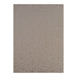 Rectangle Woven Floor Mat in Light Cool Silver with White