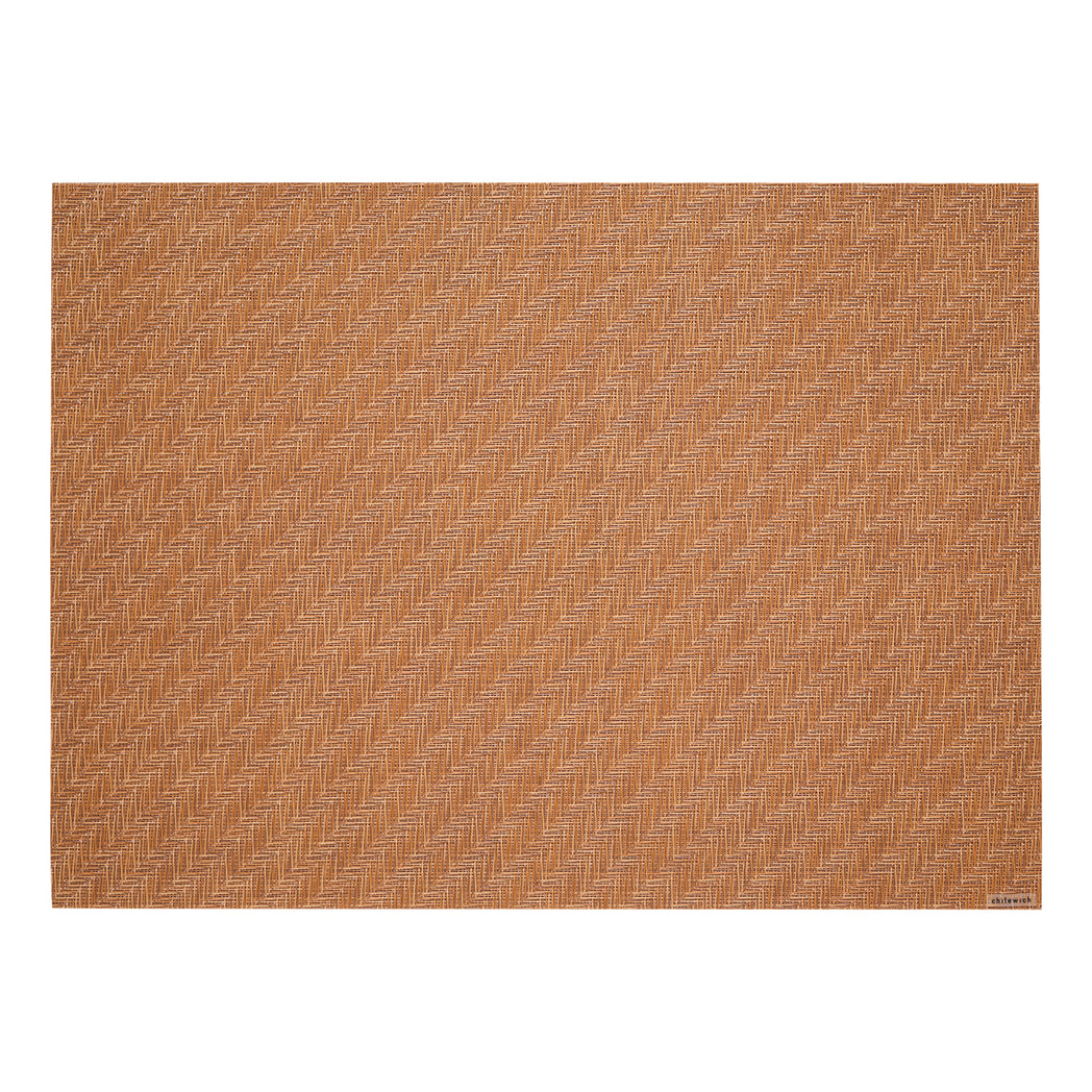 Chilewich woven placemat with subtle texture and contemporary design, ideal for dining and tabletop decor.