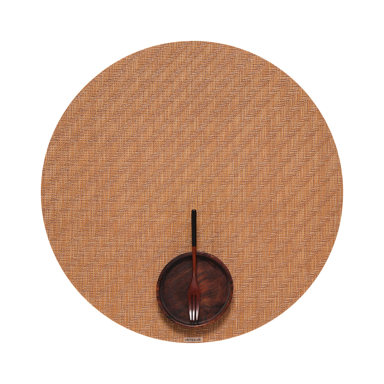 Chilewich woven placemat with subtle texture and contemporary design, ideal for dining and tabletop decor.