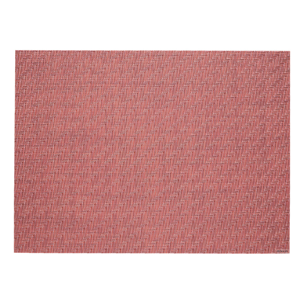 Chilewich woven placemat with subtle texture and contemporary design, ideal for dining and tabletop decor.