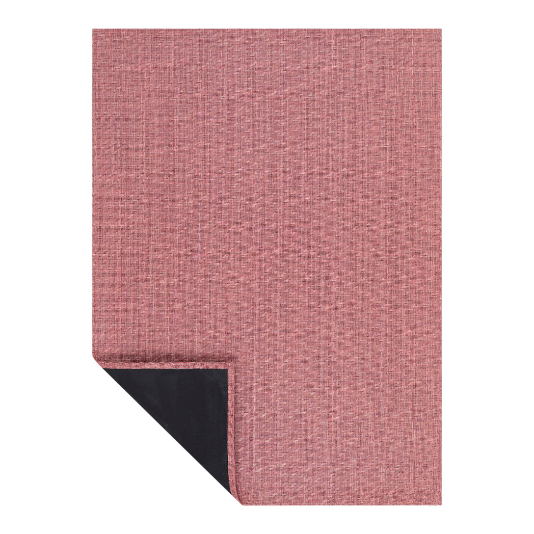 Detail image of Chilewich woven material showcasing texture, color, and pattern of the terrastrand yarn weave.