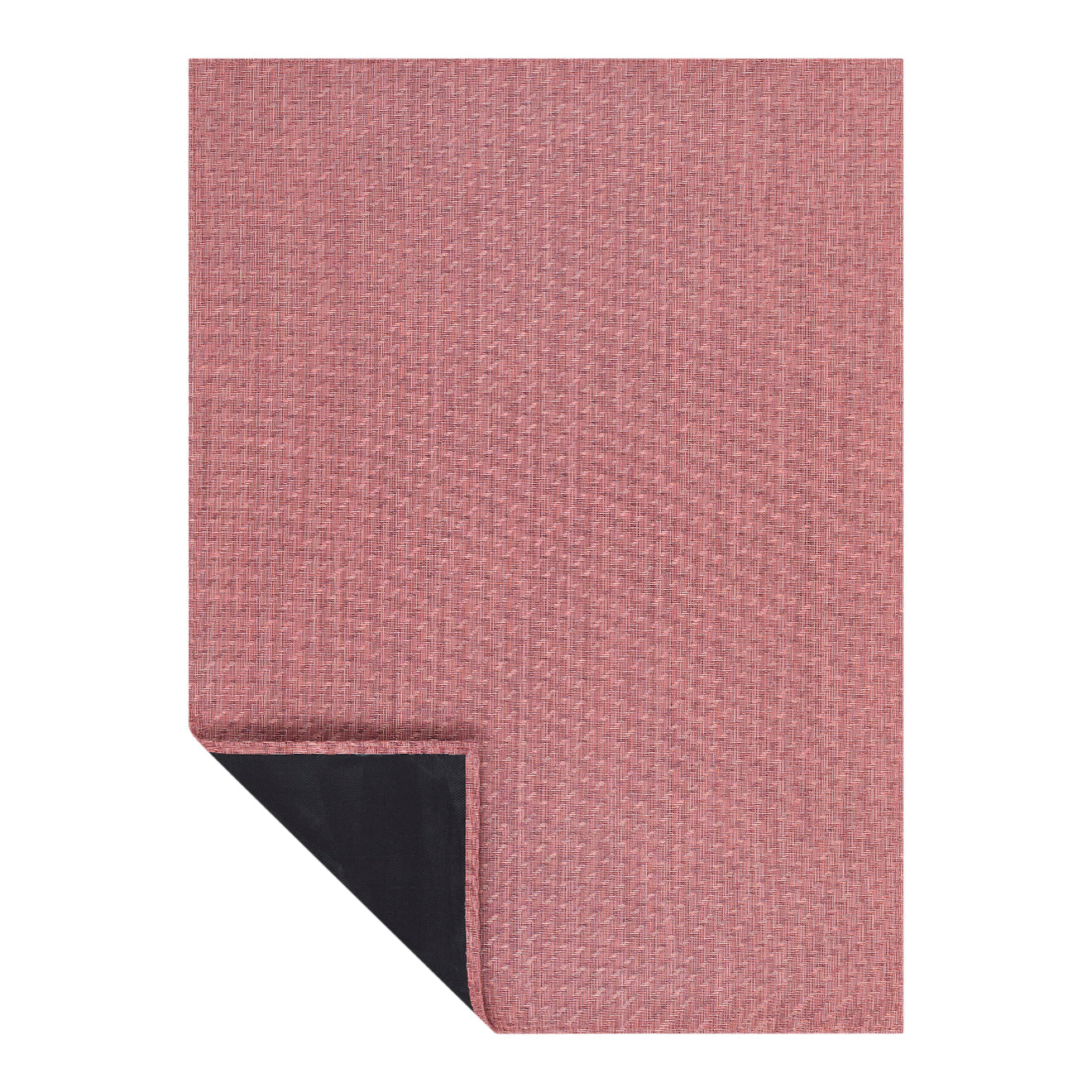 Detail image of Chilewich woven material showcasing texture, color, and pattern of the terrastrand yarn weave.