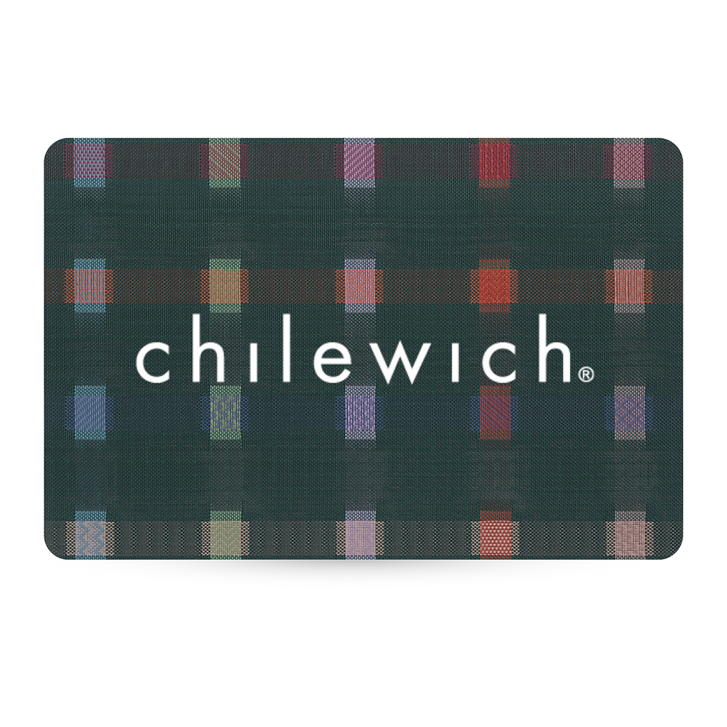 Detail image of Chilewich woven material showcasing texture, color, and pattern of the terrastrand yarn weave.
