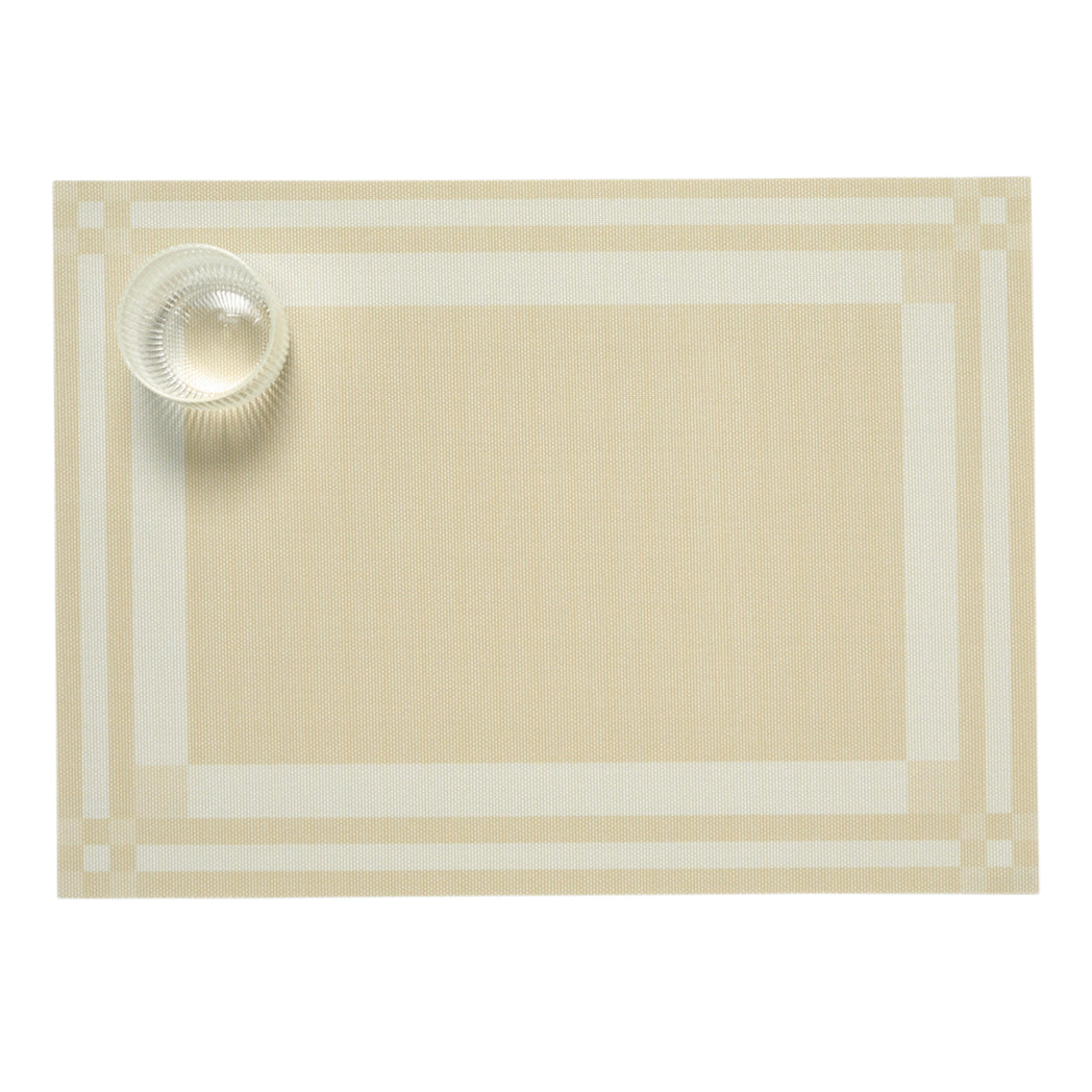 Handkerchief Placemats - Wheat With Prop