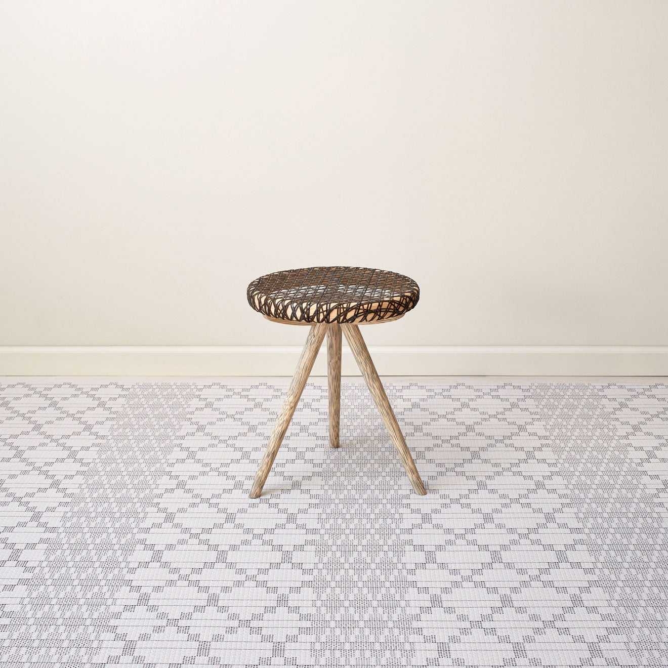 Detail image of Chilewich woven material showcasing texture, color, and pattern of the terrastrand yarn weave.