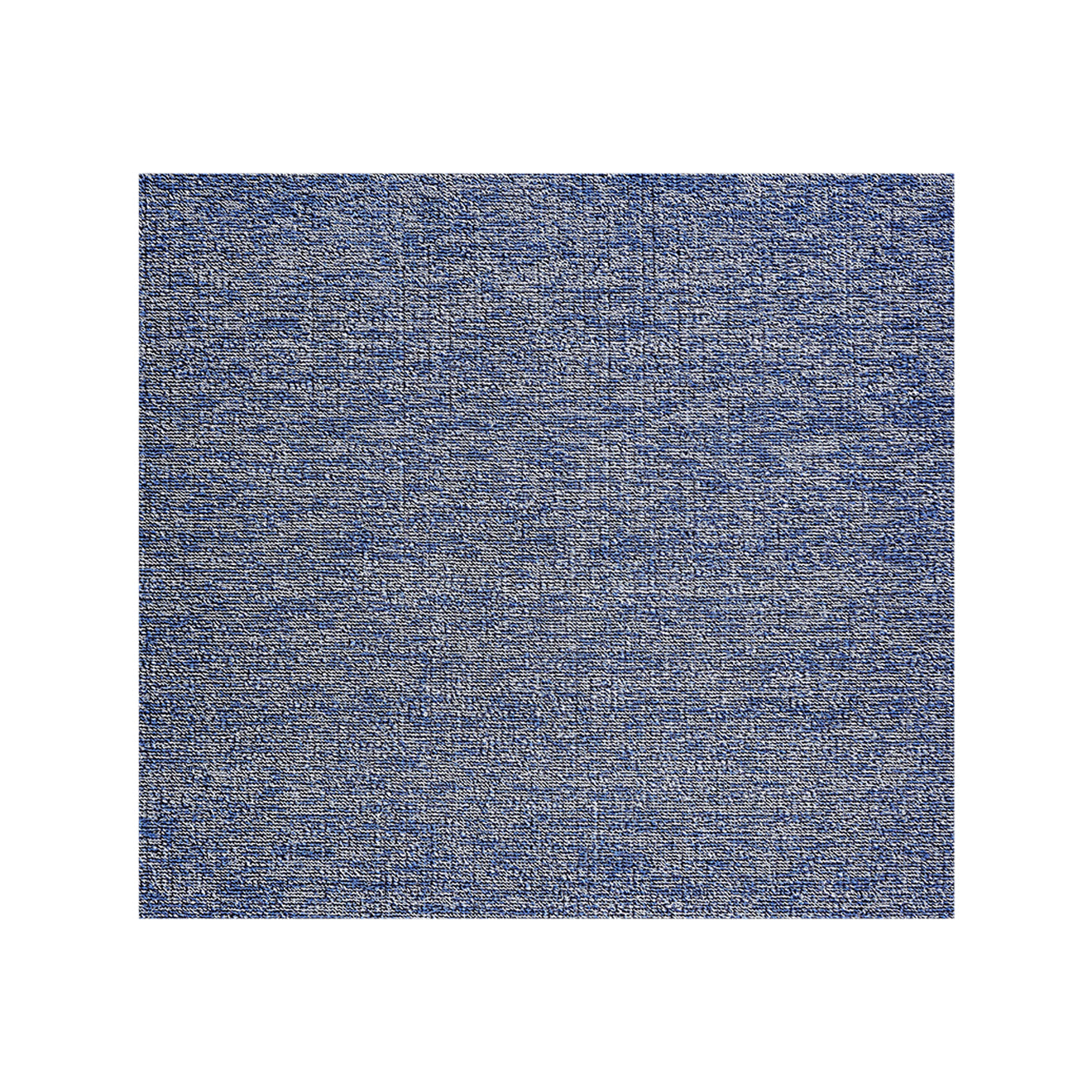 Square Shag Mats in Mix of Midtone and Light Blue