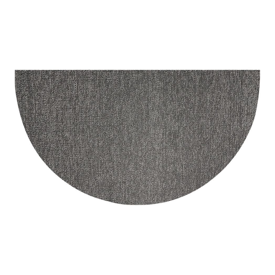 Welcome Mat Shag Mats in Light Cool Grey Tones