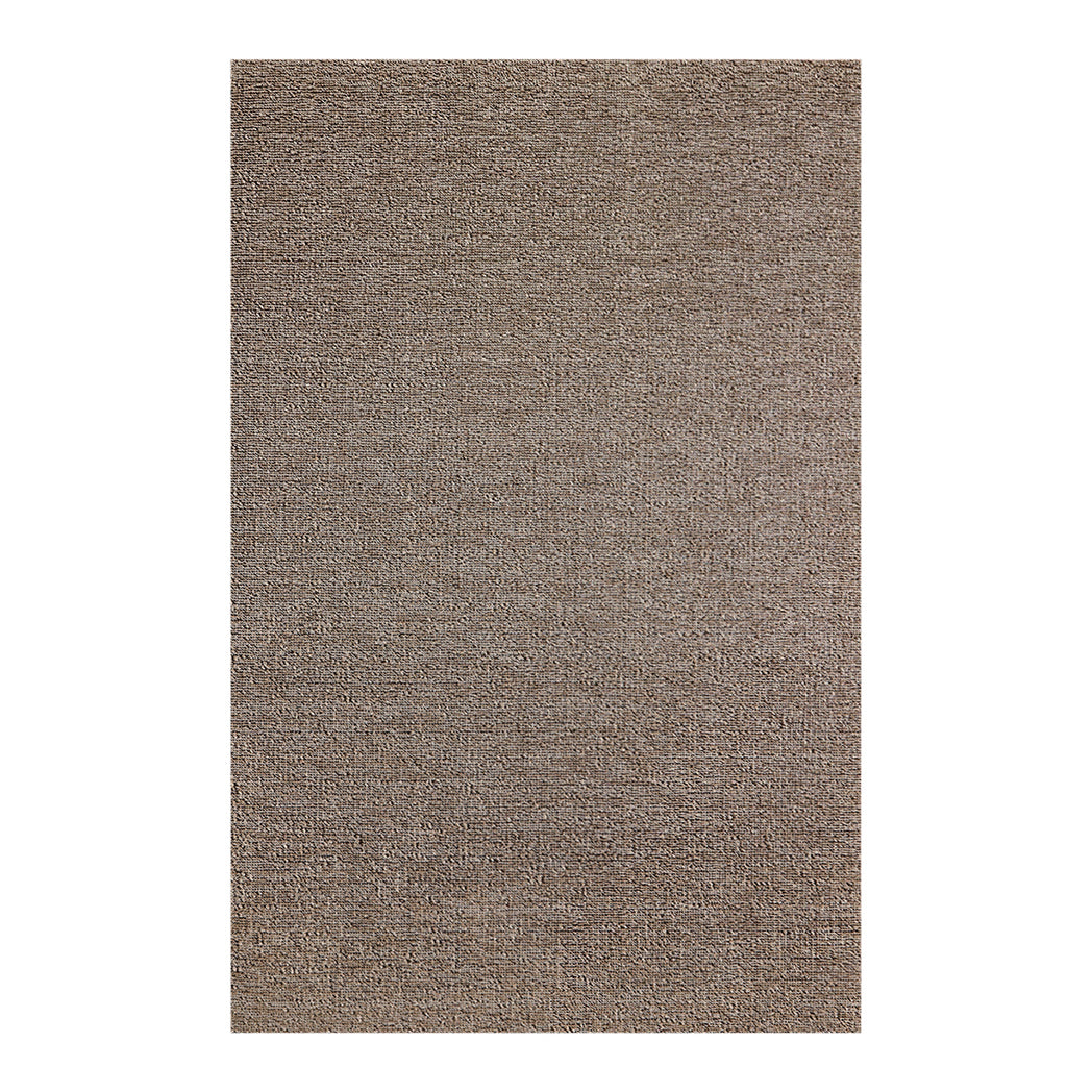 Rectangle Shag Mats in Light Greige Tones