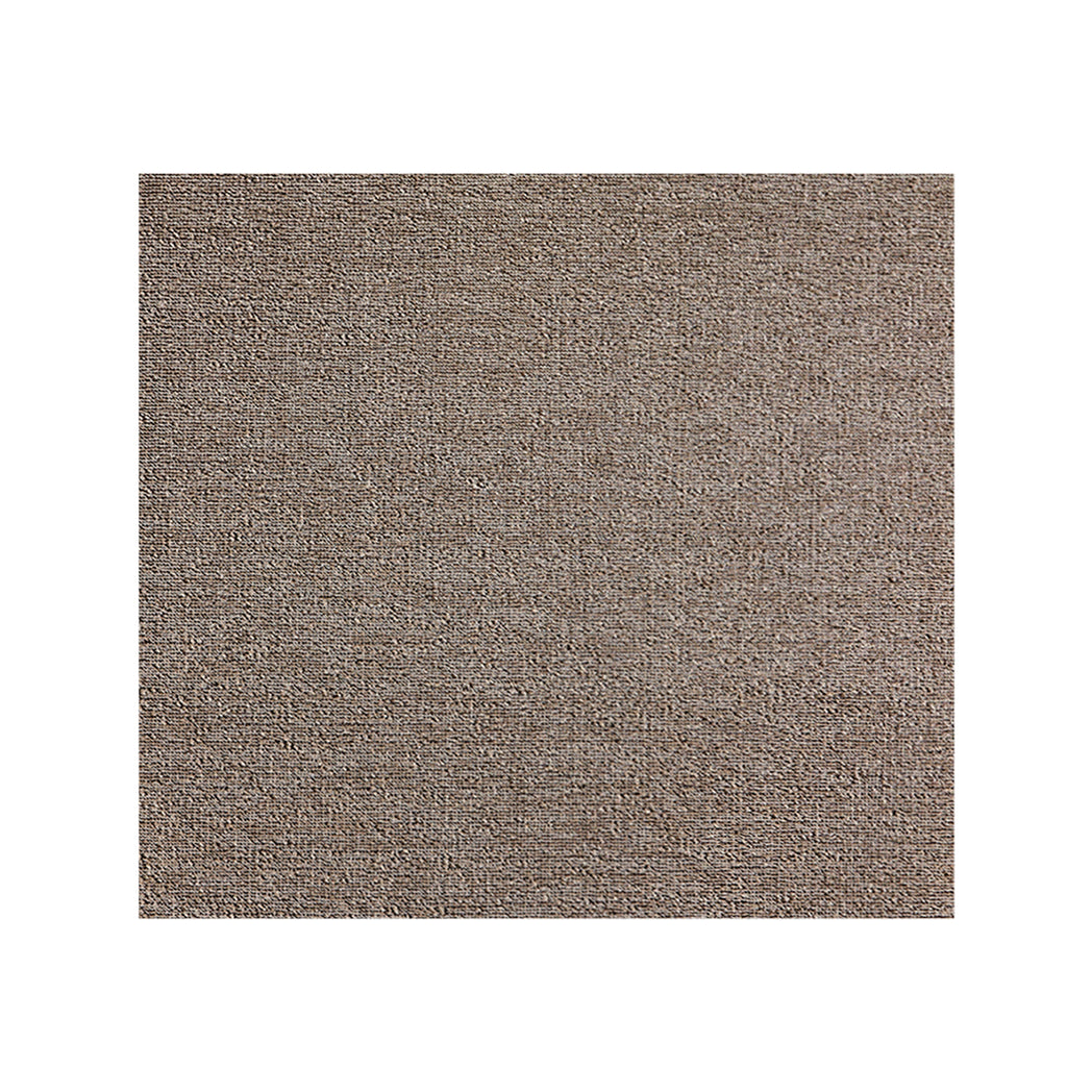 Square Shag Mats in Light Greige Tones