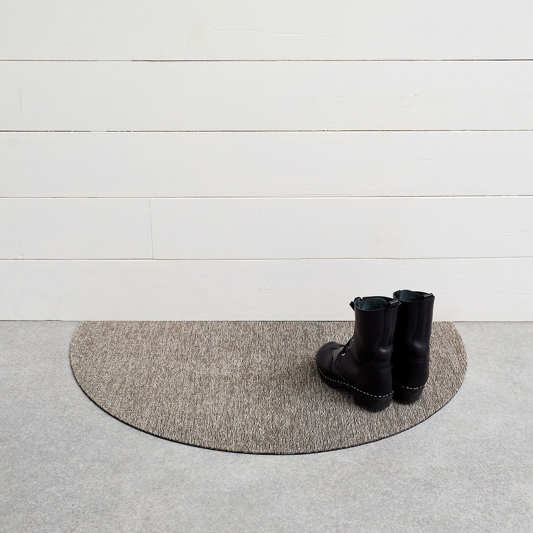 Heathered Shag Mats - Pebble Welcome Mat