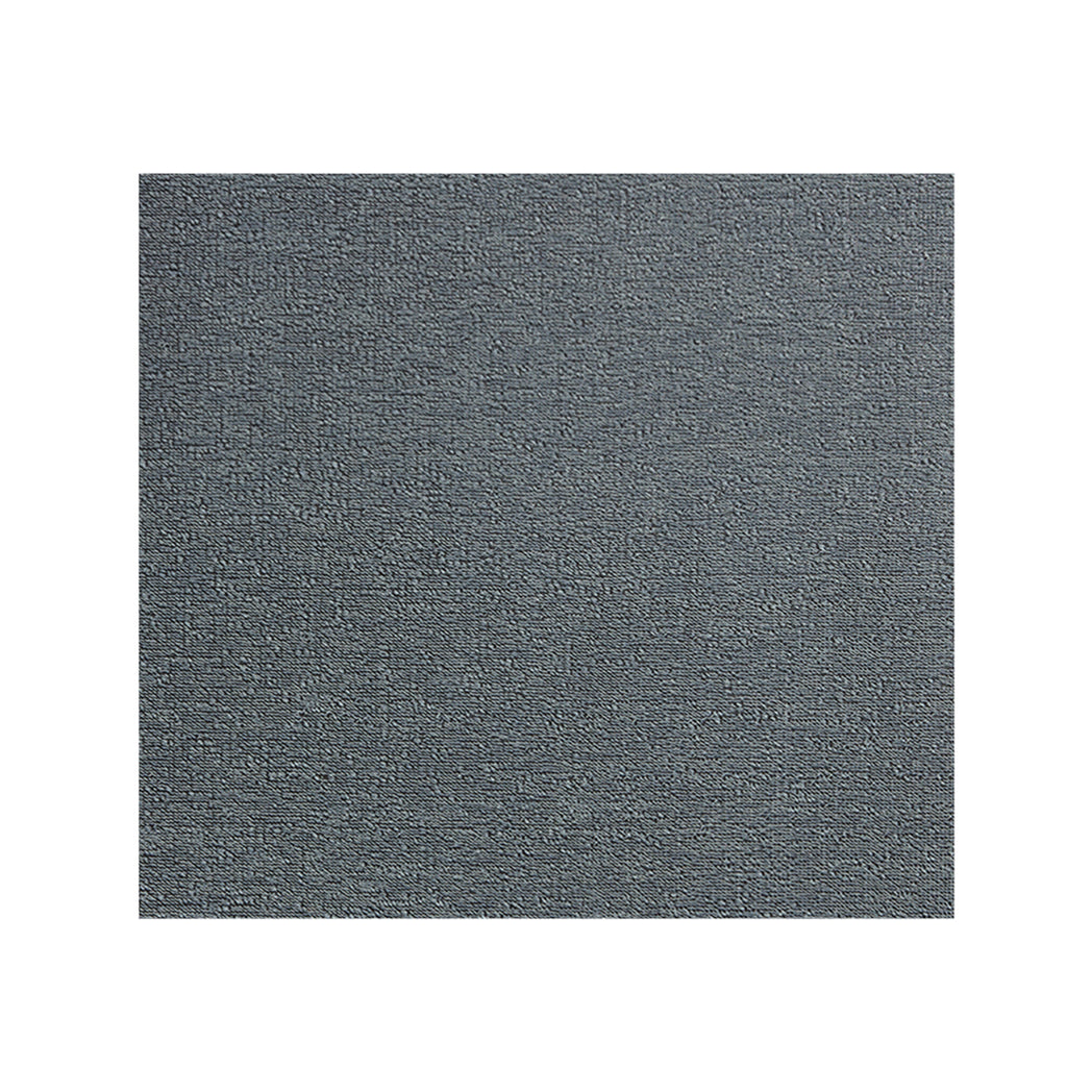 Sea Shag Mat in Muted Light Blue with White
