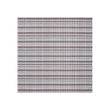 Square Woven Floor Mat in Mix of Blue Tones, Pink Tones, Dark Warm Red, Warm Silver and Off White