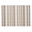 Rectangle Placemats in Mix of Dark and Light Neutral Beiges and White