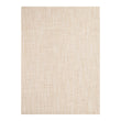 Bone Woven Floor Mat in Mix of Light Warm Beige and White