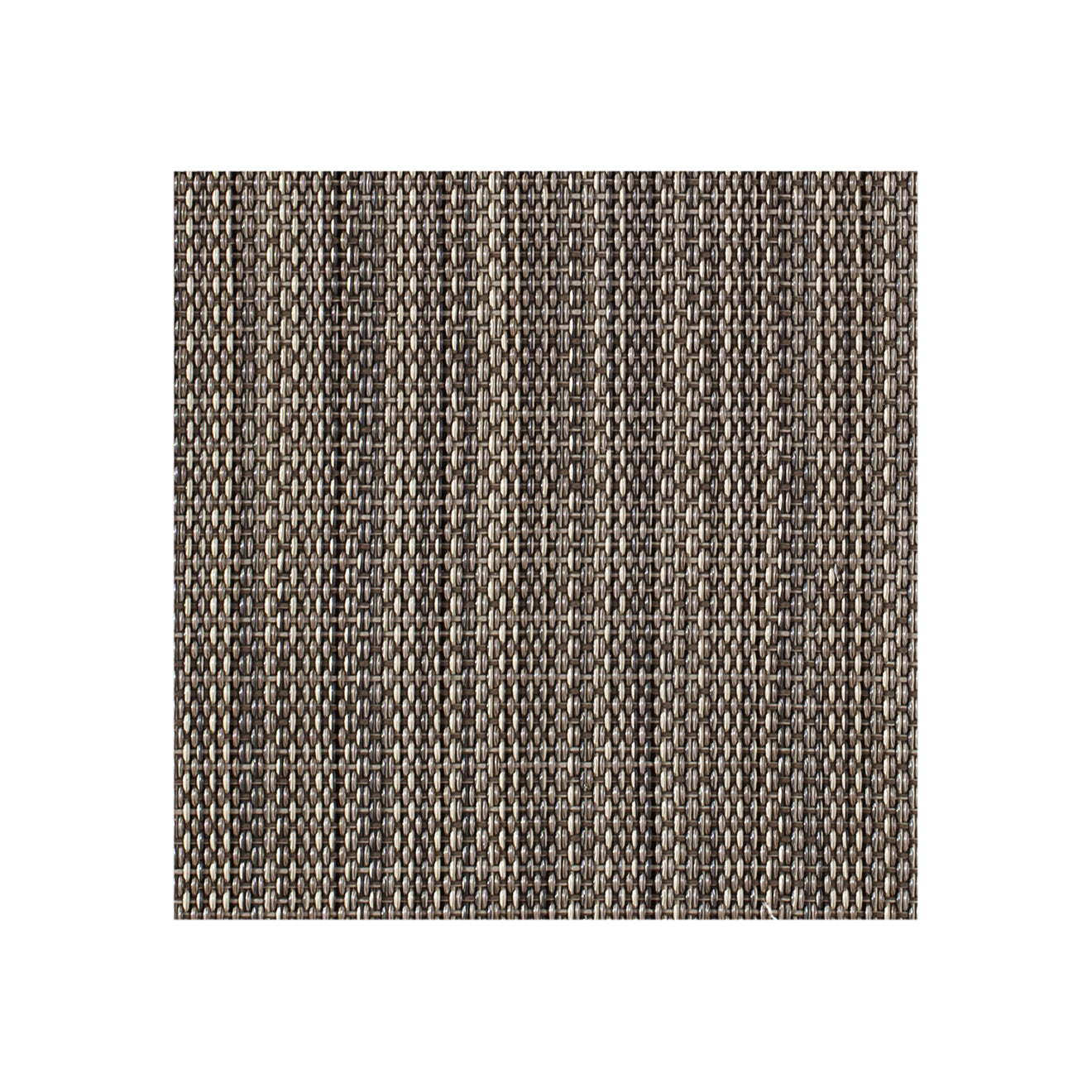 Detail image of Chilewich woven material showcasing texture, color, and pattern of the terrastrand yarn weave.