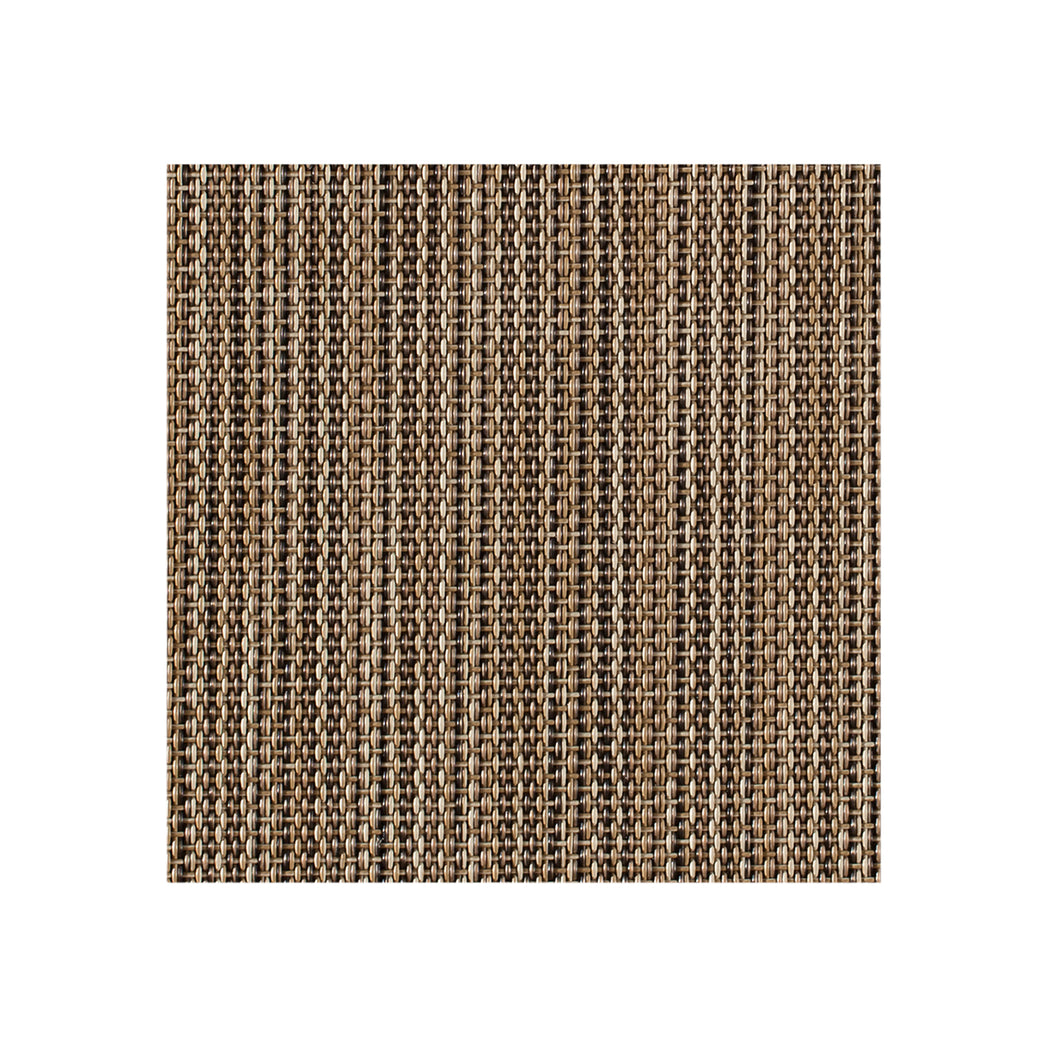 Detail image of Chilewich woven material showcasing texture, color, and pattern of the terrastrand yarn weave.