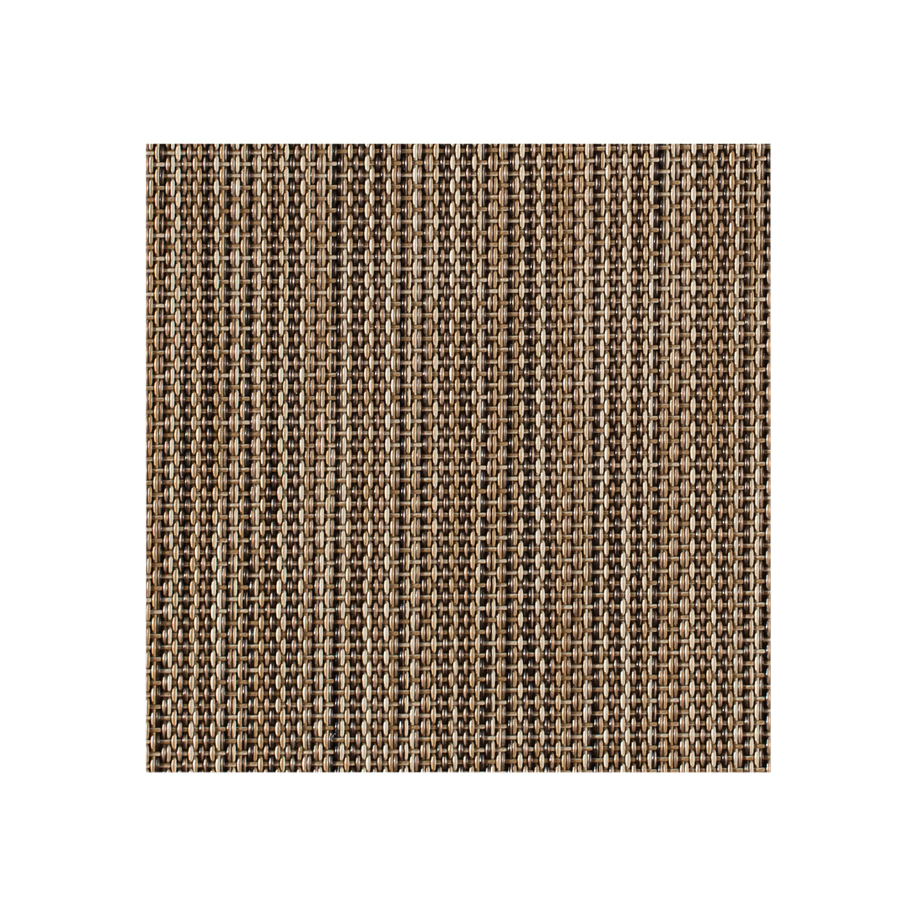 Detail image of Chilewich woven material showcasing texture, color, and pattern of the terrastrand yarn weave.