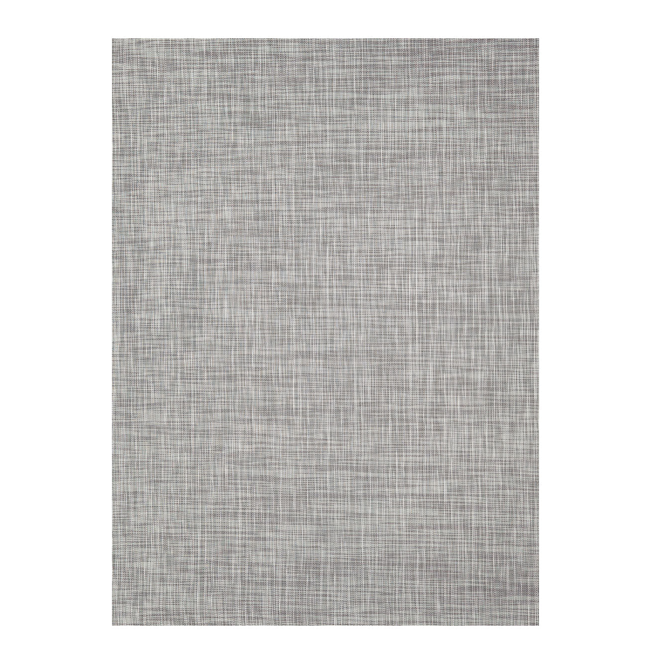 White/Silver Woven Floor Mat in Light Warm Silver Grey with Subtle White and Dark Greige Accents