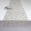 14'' x 72'' Table Runners in Mix of Muted Metallic Silver and Metallic White