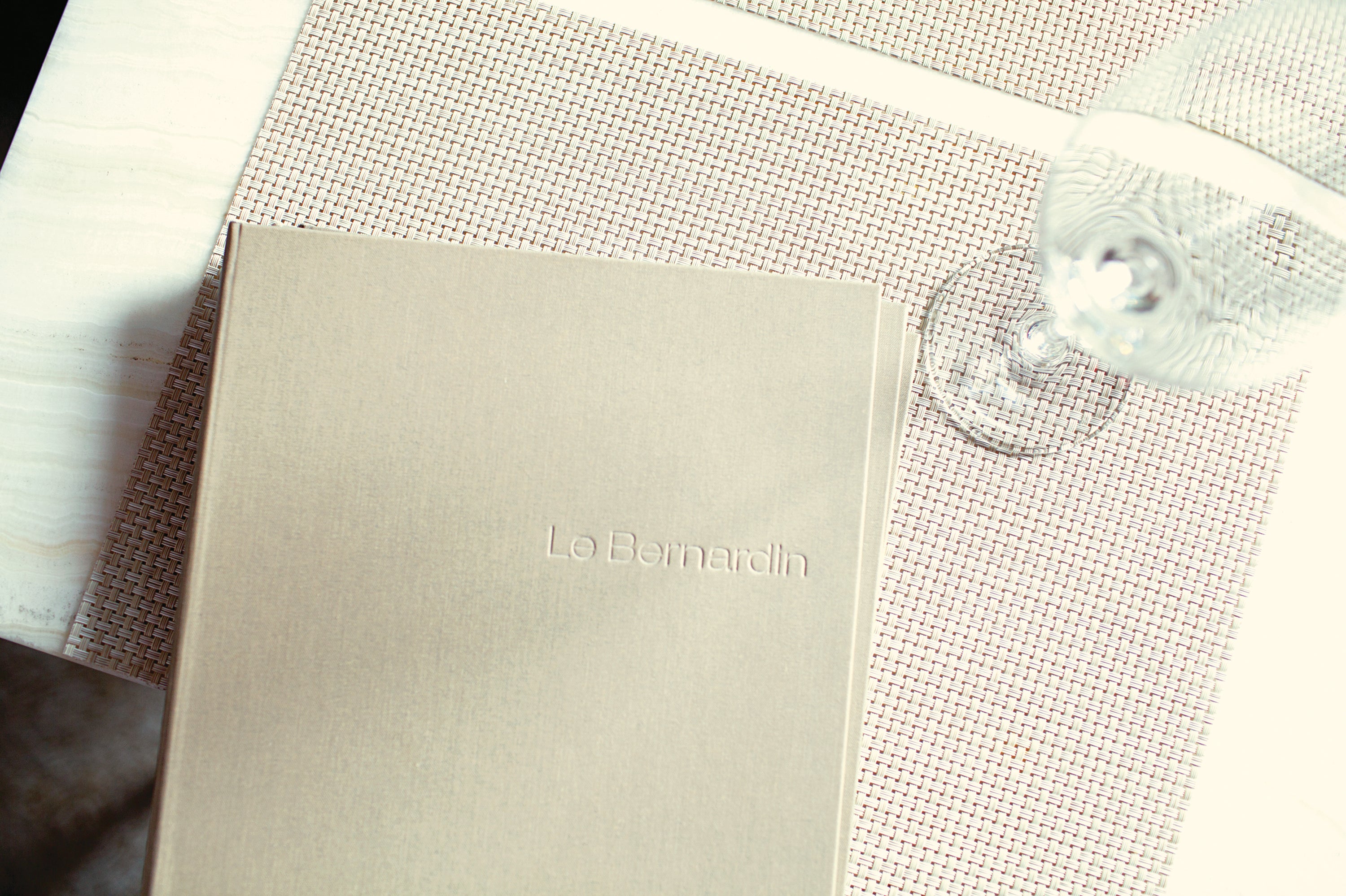 Detail image of Chilewich woven material showcasing texture, color, and pattern of the terrastrand yarn weave.