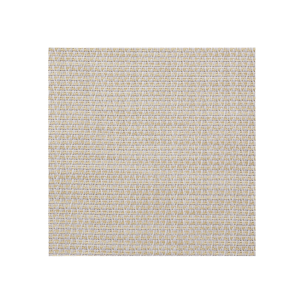 Detail image of Chilewich woven material showcasing texture, color, and pattern of the terrastrand yarn weave.