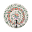 15" Placemats in Mix of Muted Green, Warm Pink, Muted Blue and Muted Yellow on a Light Neutral Beige Base