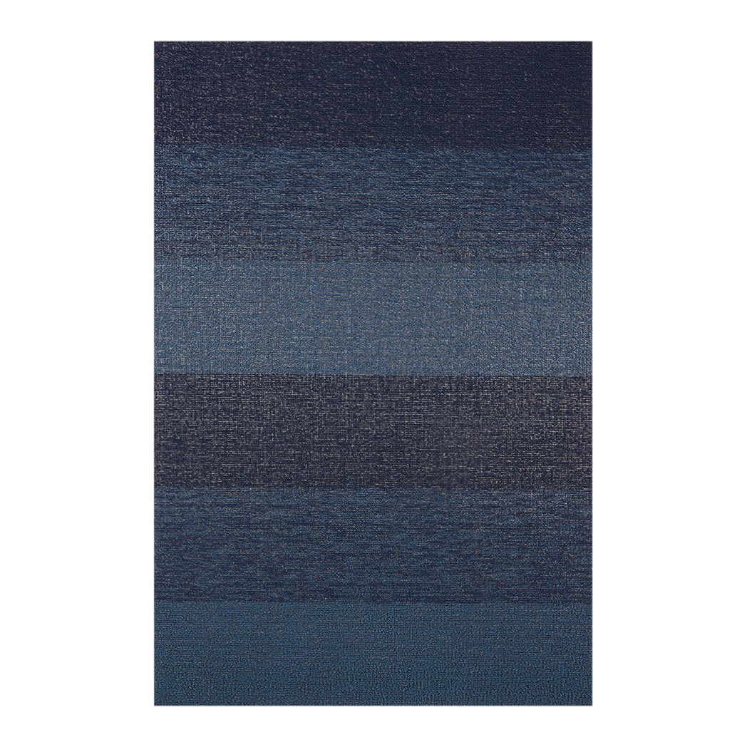 Rectangle Shag Mats in Mix of Black, Cool Grey and White