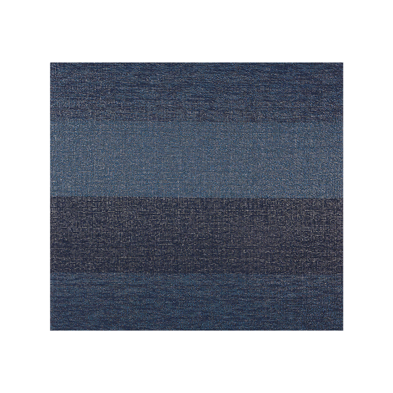 Bay Blue Shag Mat in Mix of Midtone and Dark Blue