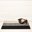Marbled Stripe Shag Mats - Salt & Pepper Doormat