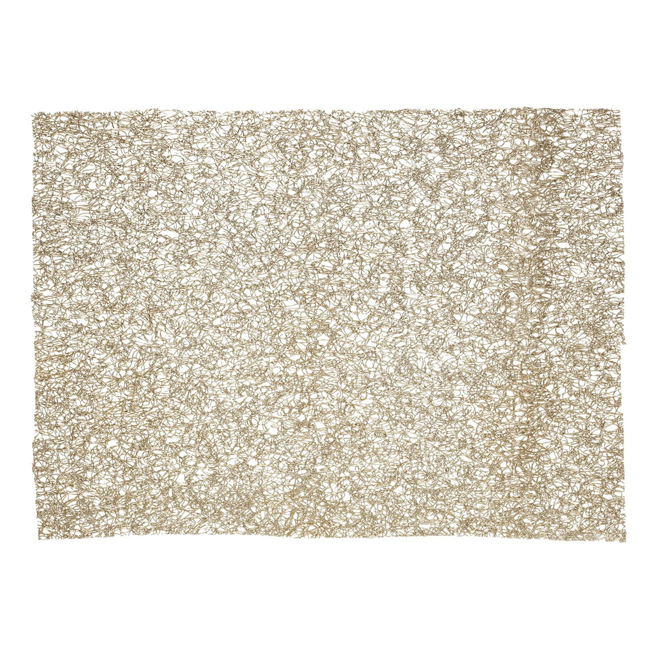 Rectangle Placemats in Metallic Gold