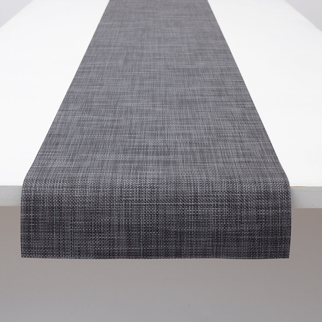 Mini Basketweave Table Runners - Cool Grey With Prop