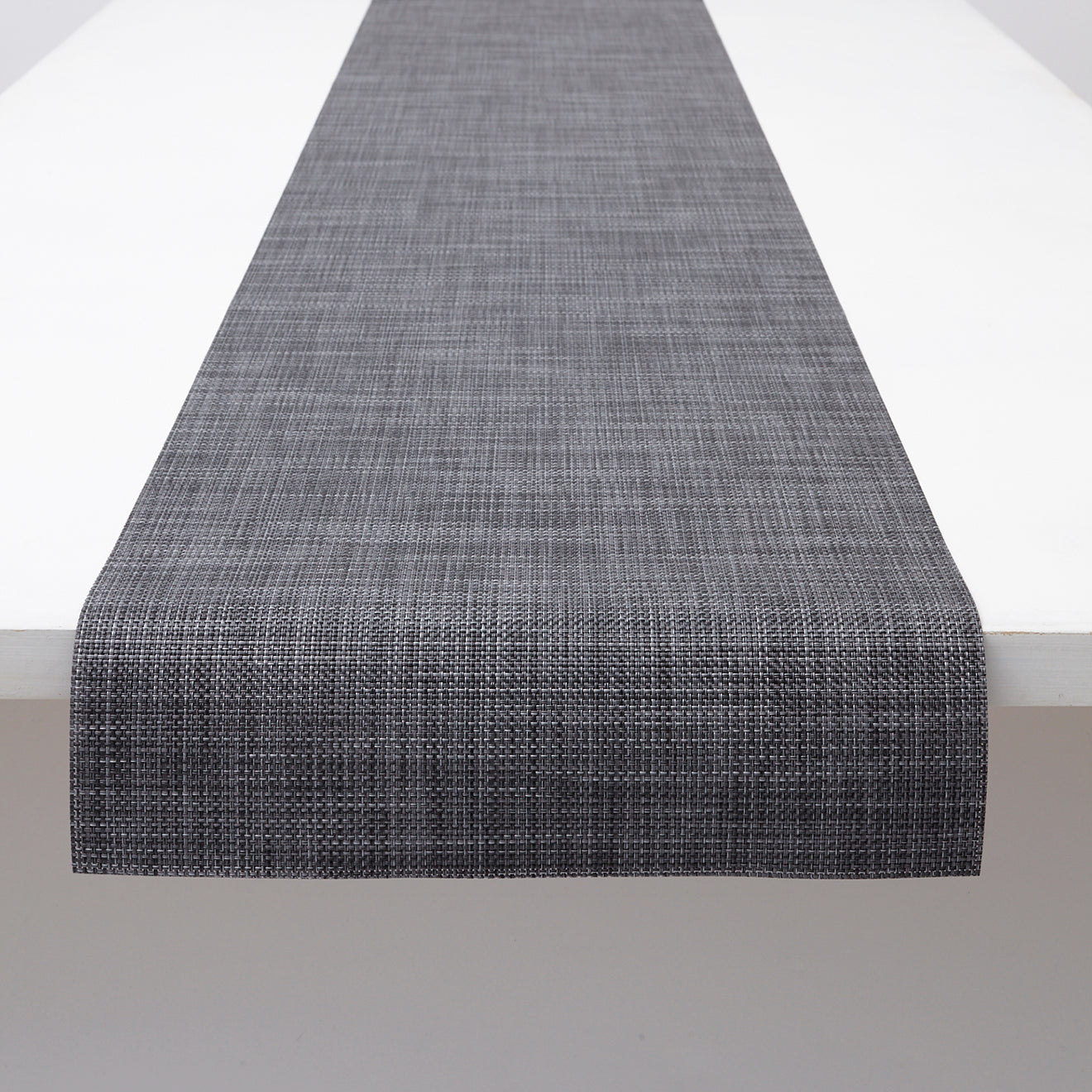 Mini Basketweave Table Runners - Cool Grey With Prop